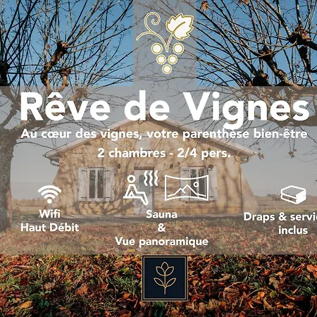 Sauna Prive & Vue Vignes - Saint-emilion 30min Soussac